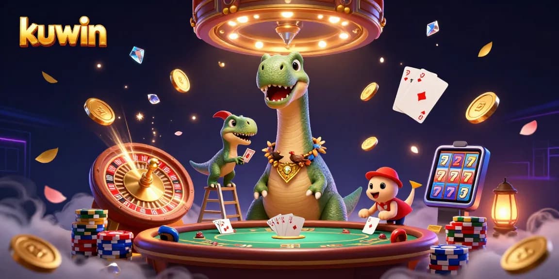 Experience kuwin’s vibrant casino atmosphere with dynamic characters and shimmering game elements.