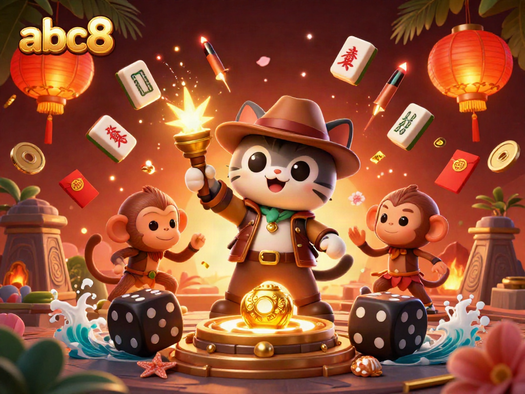 Experience premium online gambling with abc8 in a vibrant virtual casino scene.