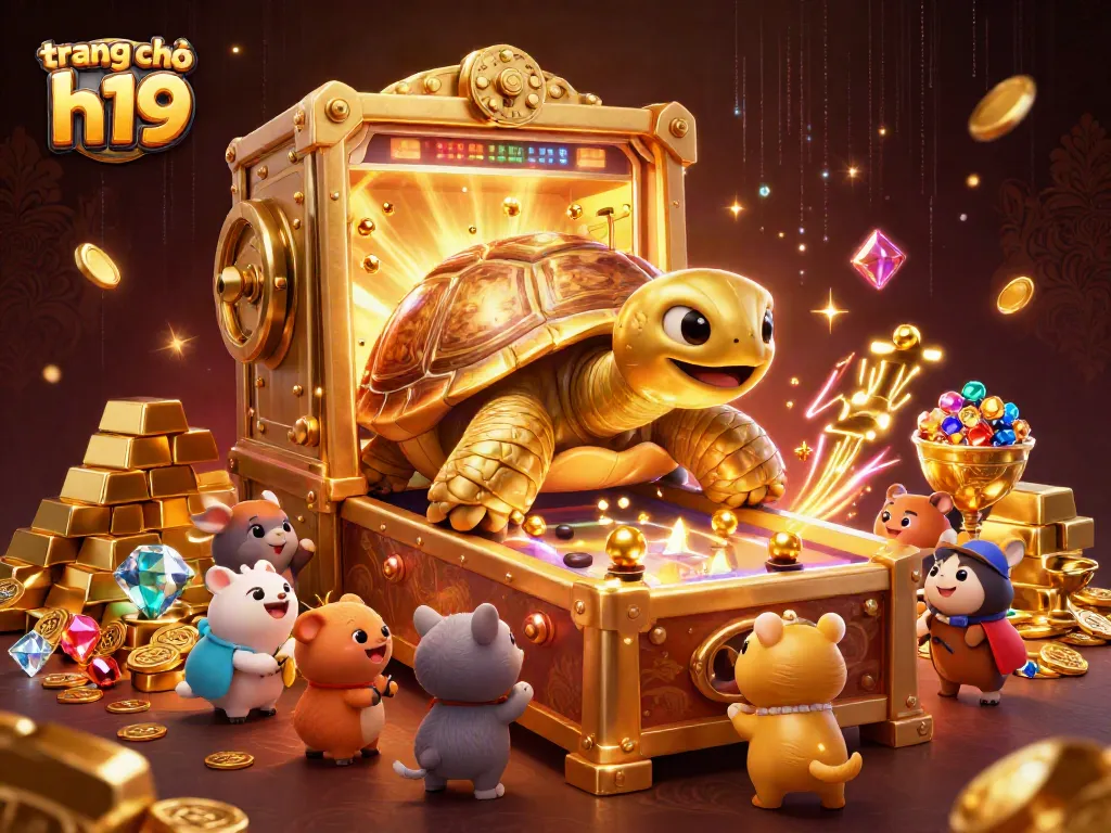 Experience the excitement of playing on trang chủ h19 with vibrant characters and dazzling casino elements.