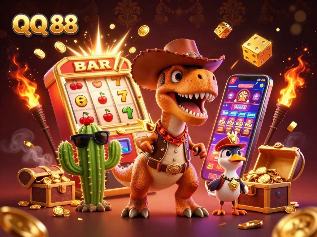 Experience thrilling gameplay at QQ 88 with vibrant slots and exciting jackpots bursting with action.