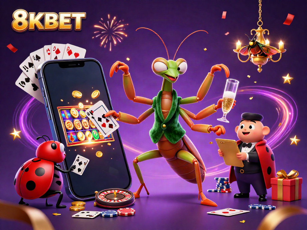 Engage with the vibrant and thrilling excitement of 8KBET's casino games.