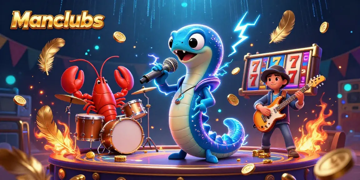 Experience the thrill of manclubs nightlife with an electrifying underwater casino scene.