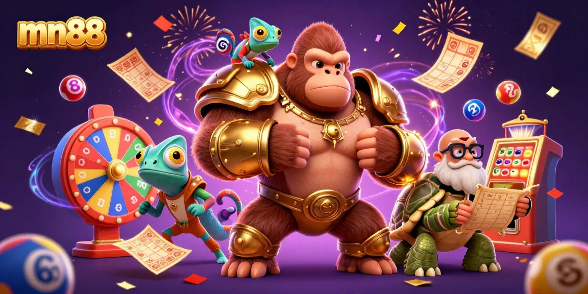 Experience the excitement of mn88 with vibrant gaming elements in a dynamic casino setting.