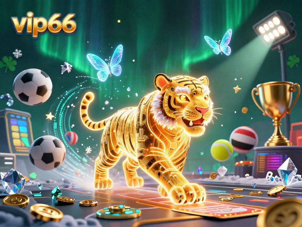 Experience thrilling gaming with vip66 in a vibrant digital casino landscape filled with dynamic action.
