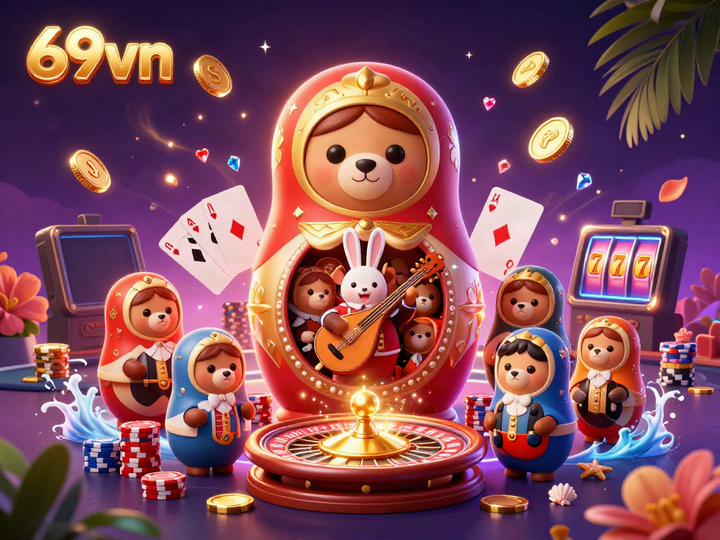 Experience thrilling gameplay at 69vn with vibrant casino elements, dynamic characters, and enchanting visuals.