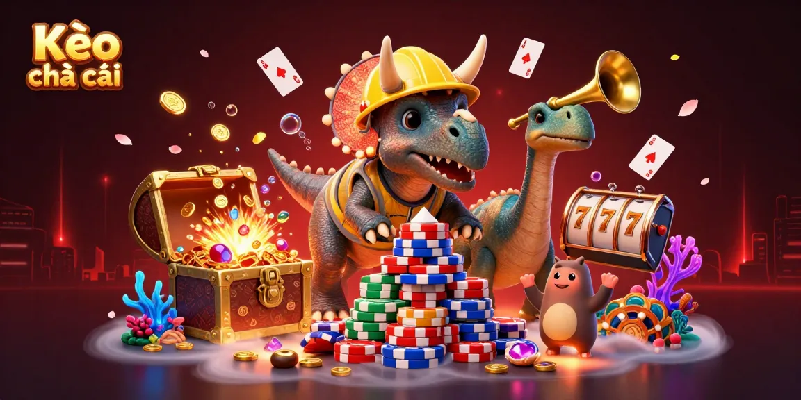Experience significant wins with Kèo nhà cái through an exhilarating, vibrant 3D casino illustration.