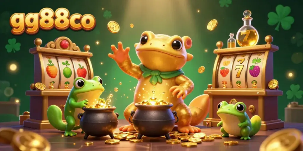 Engage in the magical world of gg88co, where a golden salamander alchemist transforms base metals into thrilling slot machine wins.