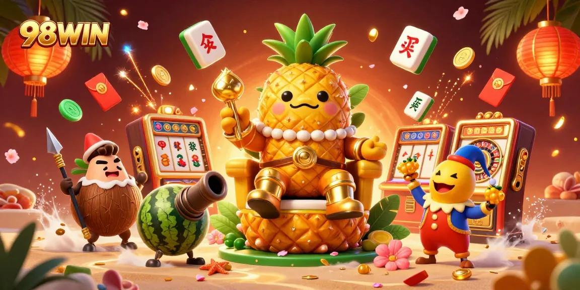 Experience thrilling gameplay at 98WIN with an enchanting casino scene featuring vibrant elements.