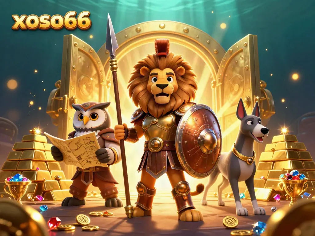 Engage with xoso66’s thrilling casino experience filled with heroic characters and treasure.