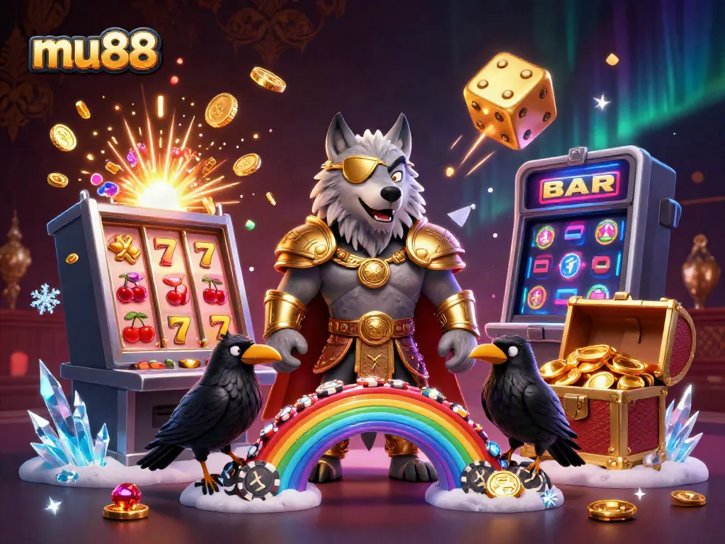 Experience thrilling gameplay at mu88 with captivating Norse-inspired characters and jackpot excitement.