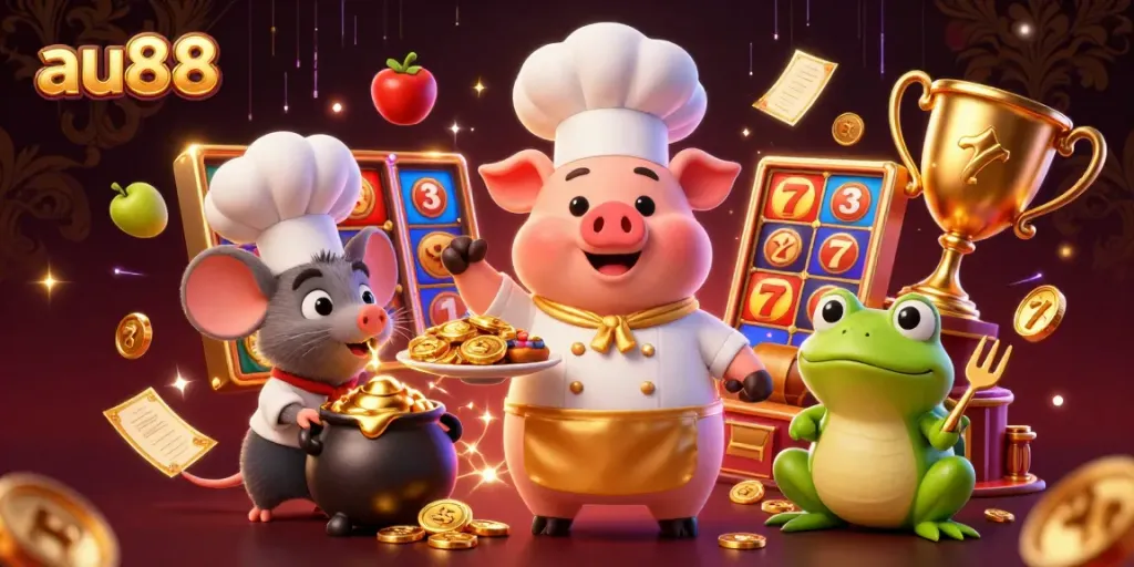 Experience winning excitement at au88 with 3D cartoon characters and slot games bursting with energy.